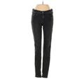 Rag & Bone/JEAN Jeans - Low Rise Skinny Leg Denim: Black Bottoms - Women's Size 26 - Black Wash