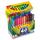 Crayola The Big 40 Washable Markers, Conical Tip, Assorted Ink, 40/Pack (587858) | Quill