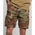 Superdry Men's Organic Cotton Heavy Cargo Shorts Green / Outline Camo - Size: 30