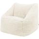 Teddy Fleece Armchair Bean Bag - Cream