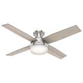 Hunter Fan Dempsey 52 Inch Flush Mount Fan with Light Kit - 50283