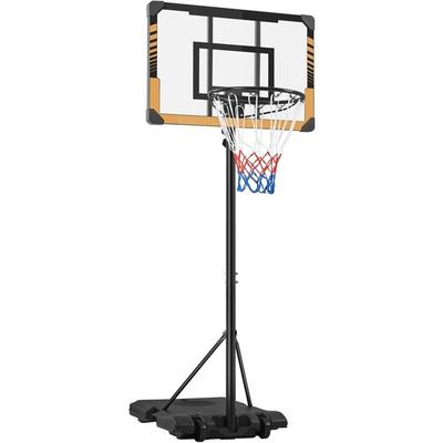 Yaheetech - höhenverstellbarer Basketballständer, Basketballkorb mit Rollen, Mobile Image