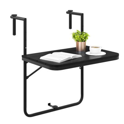 Costway Folding Hanging Table with 3-Level Adjusta...