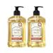 A LA MAISON White Tea Liquid Hand Soap - Triple French Milled Natural Moisturizing Soap (2 Pack 16.9 oz Bottle)