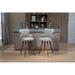 Retro Style Swivel Bar Stools with Ergonomic backrest and footstool, Sturdy Frame, match any decoration or style, 2 pieces