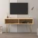 Modern Design TV stand stable Metal Legs with 2 open shelves