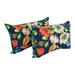 19-inch by 11-inch Outdoor Throw Pillows (Set of 2, Multiple Patterns) - 19 x 11
