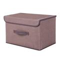 Dtydtpe Storage Bins Storage Box Foldable Clothing Sundries Portable Storage Box with Lid Foldable Storage Box