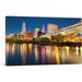 ARTCANVAS Cleveland Ohio City Skyline Canvas Art Print - Size: 18 x 12 (0.75 Deep)