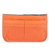 Organizer Insert Bag Women Nylon Travel Insert Organizer Handbag Makeup Bag Storage Bags Women Travel Cosmetic Storage Organizer Insert Bag Insert Bag Nylon Insert Organizer Handbag Large Orange