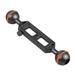 PULUZ 7.9 inch 20cm Adjustable Aluminum Alloy Dual Balls Arm with 1/4 Thread Ball Diameter: 25mm