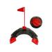 Portable Golf Putting Cup and Flag Putter Practice Putt Training Hole Adjustable