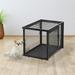 Richell 80016 Richell Metal Mesh Pet Crate Small in Antique Bronze