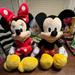 Disney Toys | Disney Mickey & Minnie Mouse 16" Plush Set Nwt | Color: Black/Red | Size: 16" Tall