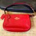 Coach Bags | Coach Nolita 15 Tumbled Red Leather Mini Shoulder Bag Wristlet Clutch Pouch | Color: Gold/Red | Size: Os