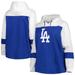 Women's Royal Los Angeles Dodgers Plus Size Colorblock Pullover Hoodie