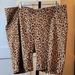 J. Crew Shorts | J.Crew Leopard Print Brown Black Bike Gym Pull-On Shorts With Side Pockets | Color: Black/Brown | Size: 3x