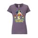 T-Shirt LOGOSHIRT "Print DC Comics Wonder Woman Stars" Gr. L, lila Damen Shirts Longshirts