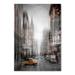 East Urban Home City-Art NYC 5th Avenue Yellow Cab Graphic Art Paper in Gray | 10 H x 8 W in | Wayfair ESHM8704 34336860