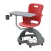 Haskell Education Ethos Storage Base, Active Learning Chair w/ Tablet Arm & Cupholder, Hard Wheel Casters | 34.5 H x 23.25 W x 32 D in | Wayfair