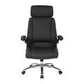 Office Star Products Executive Chair Upholstered/Metal | 43 H x 28.5 W x 24.75 D in | Wayfair FL27513C-U6