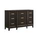 Picket House Furnishings 9 Drawer 58" W Double Dresser Wood in Brown | 37 H x 58 W x 17 D in | Wayfair B.1140.DR
