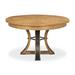 Sarreid Ltd Golightly Tower Jupe Dining Table Wood/Metal in Black/Brown | 30 H in | Wayfair 78-122-1