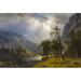 Loon Peak® Mount Starr King Yosemite Poster Print By Albert Bierstadt (24 X 18) # 55963 Paper in Blue/Gray/Green | 18 H x 24 W in | Wayfair