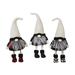 Trinx Froukje 3 Piece Large Plush Plaid Wobble Gnome w/ Knit Hat Set, Metal | 14 H x 6 W x 6 D in | Wayfair EEECC6B36CA346BA95DA3DDA23835F3E