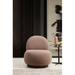 Slipper Chair - East Urban Home Wing 29.13" W Polyester Slipper Chair Polyester in Brown | 29.53 H x 29.13 W x 33.46 D in | Wayfair