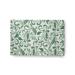 White 36 x 24 x 0.12 in Indoor/Outdoor Area Rug - Alcott Hill® Avello Floral Machine Woven Chenille Indoor/Outdoor Area Rug in Ivory/Green Chenille, | Wayfair