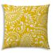 East Urban Home Thrapst 20" X 20" Cream & White Blown Seam Paisley Throw Indoor Outdoor Pillow /Polyfill blend | 20 H x 20 W x 6 D in | Wayfair