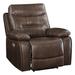 Wildon Home® Retha 42.4" Wide Leather Match Power Zero Clearance Standard Recliner Leather Match | 41.5 H x 42.4 W x 37.5 D in | Wayfair