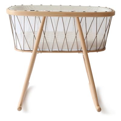 Charlie Crane KUMI Mesh Crib - Hazelnut