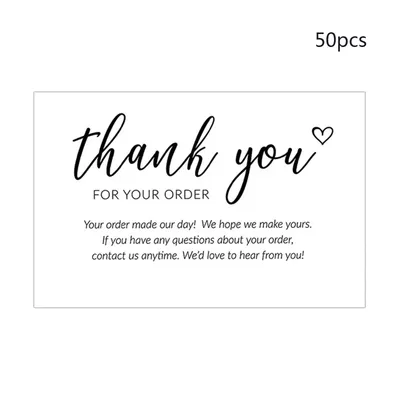 Carte de remerciement pour votre...