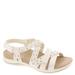 Earth Origins Sass - Womens 9.5 Bone Sandal Medium