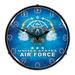 Collectable Sign & Clock United States Air Force Backlit Wall Clock