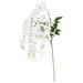 Set of 3 White Artificial Japanese Wisteria Flower Stem Hanging Spray Bush 44in - 44" L x 10" W x 3" DP