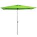 Wulful 6.5 ft Rectangular Outdoor Market Patio Umbrella Apple Green