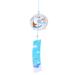 NUOLUX Wind Chimes Chime Japanese Glass Bell Style Bells Handmade Garden Hanging Beautiful Decoration Outdoor Painted Flower