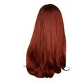 SEMIMAY High Temperature Silk Wig European And American Style New Ladies Wig Black Brown Red Long Curly Hair Suitable For Parties Festivals 66cm/26in