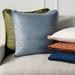 Set of 2 Marilia Silk Decorative Pillow Covers - Porcelain Blue, 20" sq. Porcelain Blue - Frontgate