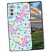 Compatible with Samsung Galaxy Note 20 5G Phone Case Cute-Dinosaur-T-Rex-Dino-13 Case Men Women Flexible Silicone Shockproof Case for Samsung Galaxy Note 20 5G