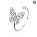 Fashion Rhinestone Big Butterfly Cuff Bracelet For Women w Etrendy Y2K2