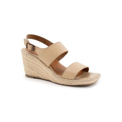 Wide Width Women's Hartley Sandal by SoftWalk in Beige (Size 7 1/2 W)