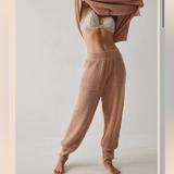 Free People Intimates & Sleepwear | Free People C.O.Z.Y Pants Cafe Cream Xs | Color: Cream/Tan | Size: Xs