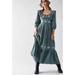 Free People Dresses | Free People Lovers Lane Maxi Dress Size L | Color: Green | Size: L