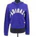 Adidas Tops | Adidas Purple White '03' Spell Out Crop Hoodie Sweatshirt Pullover Xs Warm Cozy | Color: Purple/White | Size: Xs