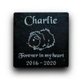 Guinea Pig Pet Memorial Plaque Personalised Engraved Square Slate Headstone Grave Marker