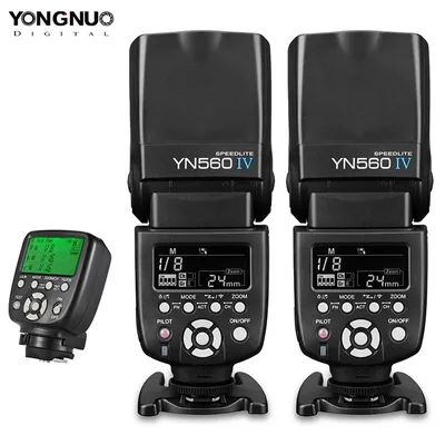 YONGNUO YN560 IV YN-560 IV 560IV Flash sans fil 2.4G Speedlite avec mode maître radio pour IL 6D 7D